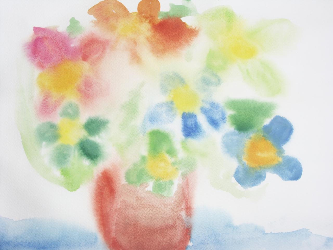 aquarelle fleurs 