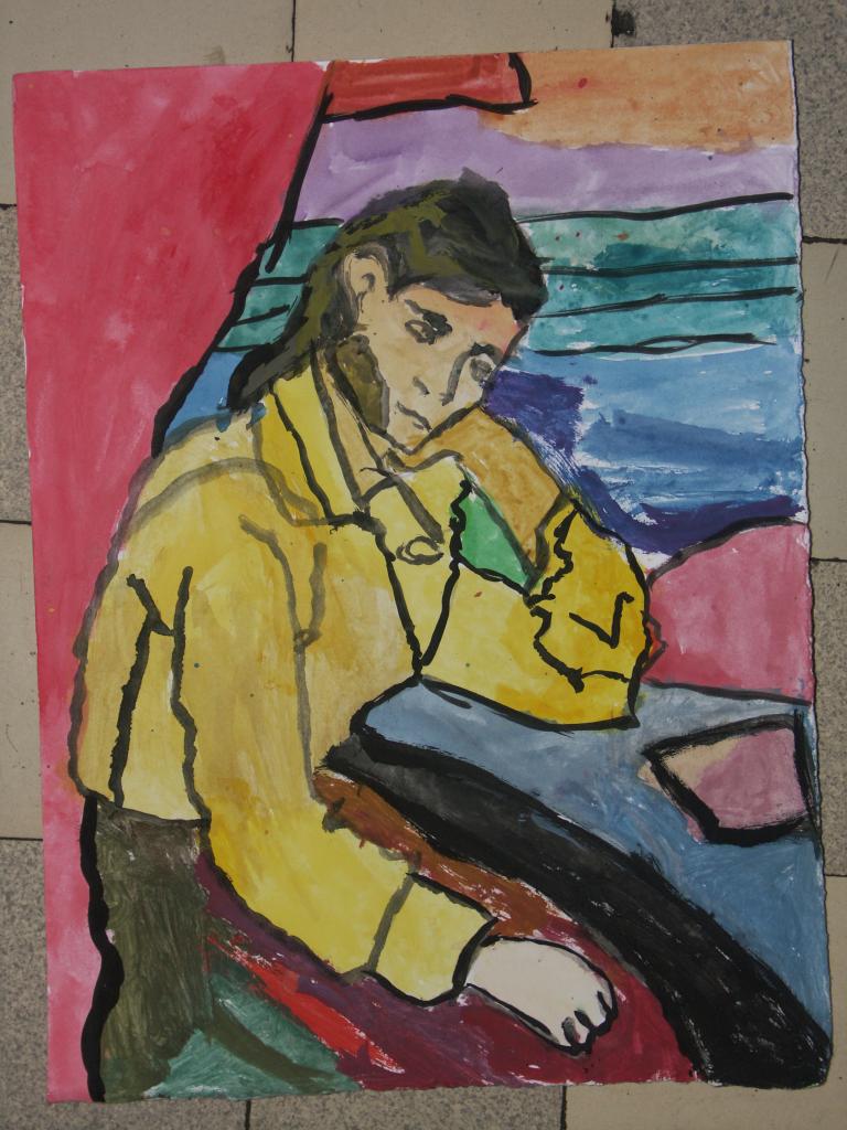 travail de ce2 d'après Cézanne