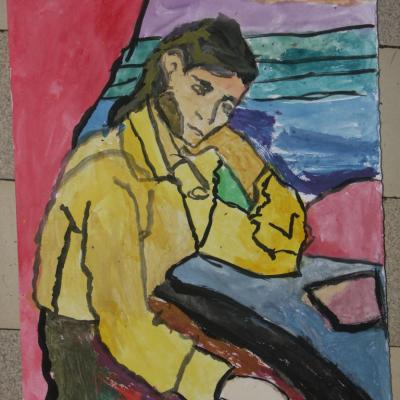 travail de ce2 d'après Cézanne